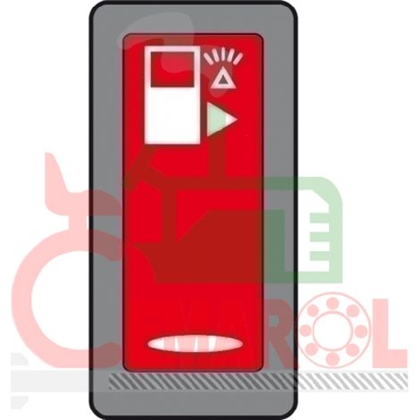 Interruptor de llave para luces de emergencia al abrir la tapa del depósito de combustible