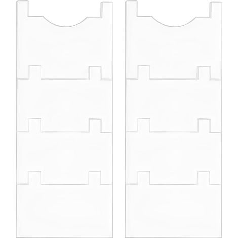 Butées antidérapantes pour canapé, 2 jeux de séparateurs en acrylique (1/5)