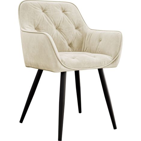 Silla Jackson 115, Negro + Magic Velvet 2250, 86x64x61cm, Tapiz, Metálico, Aglomerado laminado