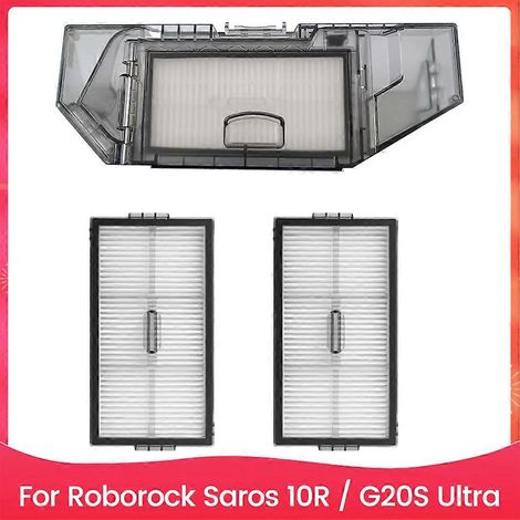 Ersatzteile für den Roborock Saros10R/G20S Ultra Saugroboter: Staubbehälter und Filter. (1/5)
