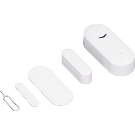 2,4-GHz-WLAN-Tür- und Fensteröffnungsmelder, intelligenter drahtloser Heimsensor, Sicherheitsalarm, App-Steuerung, 3-V-Batterie (1/5)