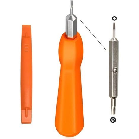 Tournevis Gamebit magnétique 4,5 mm et 3,8 mm - Jeu de tournevis Gamebit à double extrémité - Tournevis de sécurité pour réparation (1/5)