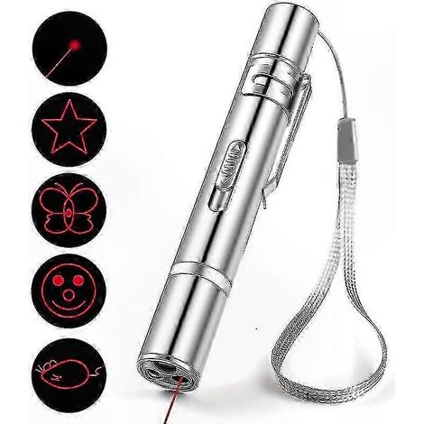 Pointeur laser pour chat, jouet idéal pour jouer à l'intérieur et à l'extérieur avec les chats et autres animaux de compagnie. (1/5)