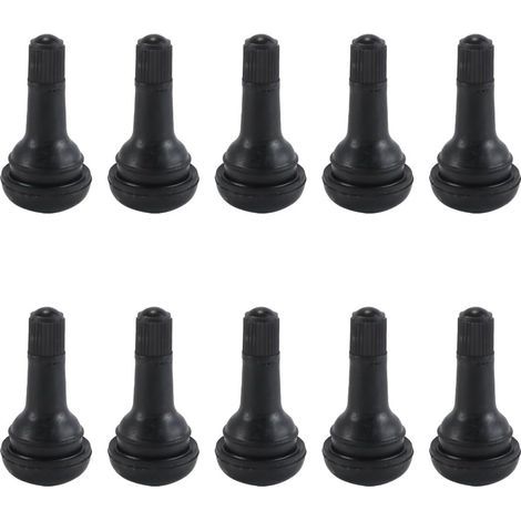 Lot de 10 Tiges De Valve De Pneu en Caoutchouc TR415, Pièce De Rechange pour Jantes sans Chambre À Air (1/5)
