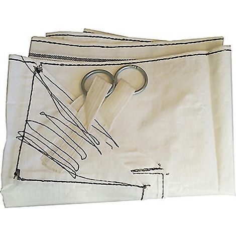 P.B. mantilla agricola 2,9x2,9 m , Mantilla agrícola de nylon de 2.9x2.9metrosCosidas con nylonCon eslingas de nylon en los extremosAnilla de acero inoxidableMalla
