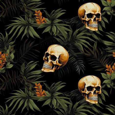 Tela decorativa para exteriores Oxford - Motivo de calavera I DX4321 (1/5)
