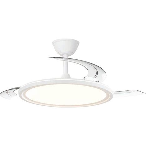 Ventilador LED aspas retráctiles Rexus 24+8W blanco (1/3)