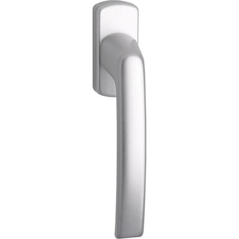 Satin Poignée de fenêtre, verdeckt vissé pour gerichtet Argenté anodisé 7 mm, 1 pièce (1/2)