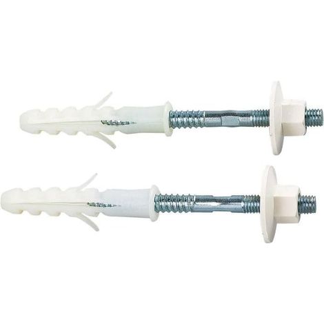 Fixation pour chauffe-eau avec écrou Nylon, 10mm x 120mm