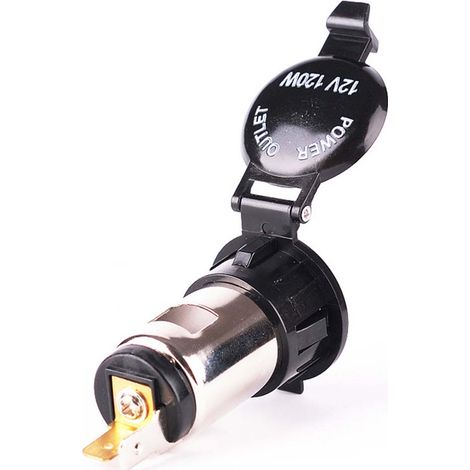 Prise allume-cigare étanche 120 W (12-24 V) pour voiture et camion (1/5)