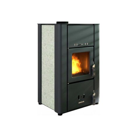 Estufa de leña – Revestimiento de piedra Sofia 49×51 h87 cm 7,4 kW – Lincar
