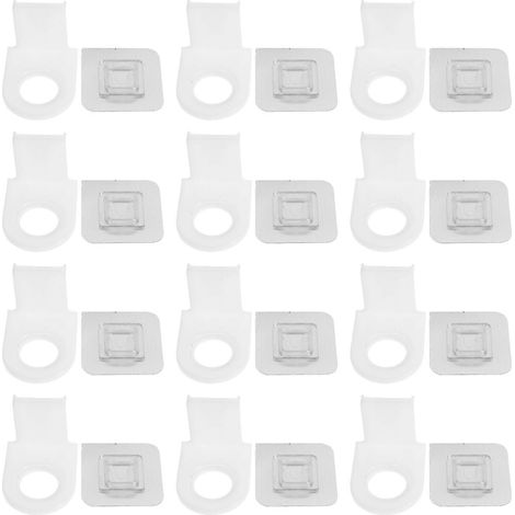 Porte-bouteilles en plastique mural pour salle de bain, lot de 40 (1/5)