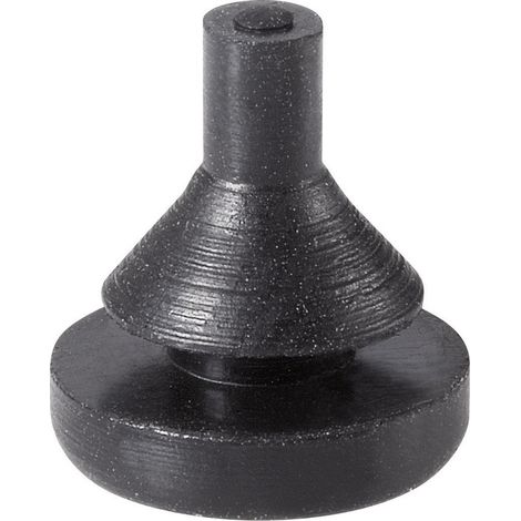 PB Fastener 1287-01 Einrastpuffer  Schwarz (Ø x H) 7.8 mm x 8.8 mm 1 St.