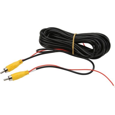 Extension de câble Composite de câble vidéo RCA de 10 m/33 pieds pour caméra de recul CCTV lecteur DVD boîtier TV (1/5)