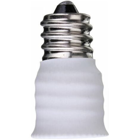 3x E12 vers E14 Adaptateur Adaptateur Ampoule LED Adaptateur Blanc Adaptateur (1/5)