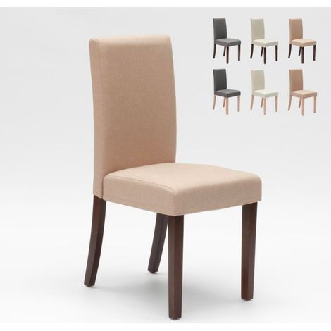 Chaise de cuisine et salle à manger rembourrée style henriksdal Comfort - Beige (1/5)