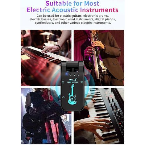 Neuer 2,4-GHz-Gitarren-Funktransceiver mit Audioübertragung A--