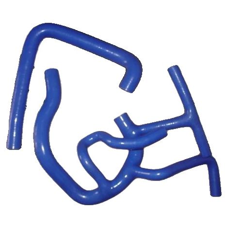 Durite de refroidissement, matériau en silicone, haute performance, Bleu (1/2)