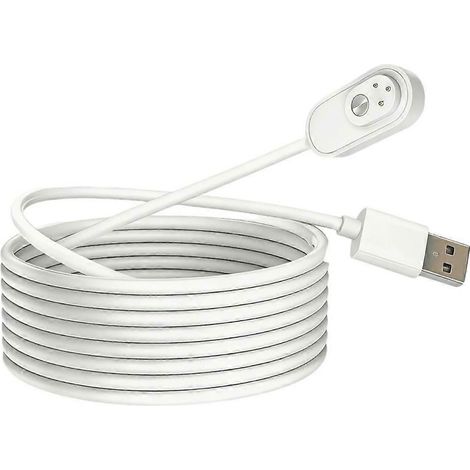 Câble de chargement magnétique pour caméras de sécurité Arlo Pro 3Arlo Pro 4Arlo Pro 5S 2KArlo Ultra et Arlo Ultra 2 (3 mblanc) (1/5)