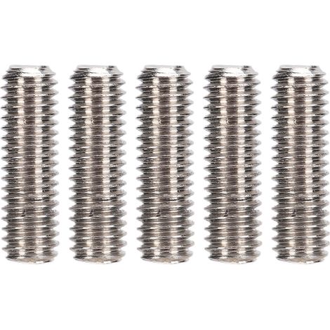 Kit d'assortiment de 50 vis sans tête en acier inoxydable A2-70, vis de fixation M3x10