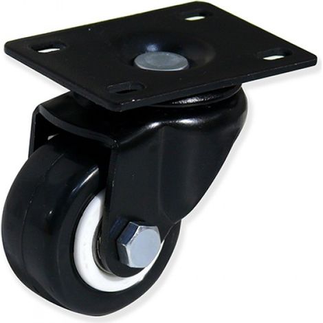 FPLUS rueda poliu.negra c/placa 50mm 32-012 , Datos Técnicos

Núcleo en polipropileno PP de alta resistencia con bandaje de Poliuretano PU de alta durabilidad.
Cojinetes de bolas d