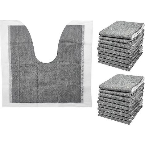 Lot de 30 tapis de toilette jetables, absorbants et antidérapants, pour l'apprentissage de la propreté, en forme de U. (1/5)