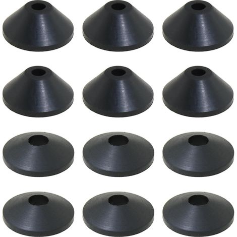 Bague d'étanchéité M6 + bague d'étanchéité M8, bague d'étanchéité pour vis de réservoir d'eau, joint d'étanchéité en caoutchouc, type conique. (1/5)