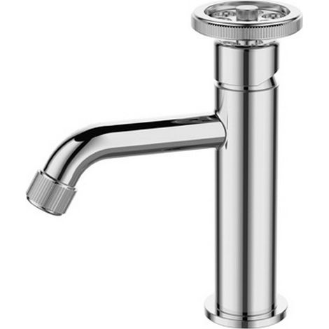 Miscelatore lavabo con rotella monocomando INNER-CROMO kamalu (1/3)
