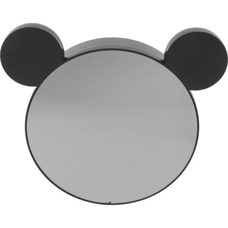 Réveil miroir numérique LED créatif et personnalisé en forme d'oreille, idéal pour le bureau, les étudiants, la maison, la chambre, avec boîtier noir et lumière rouge. (1/5)