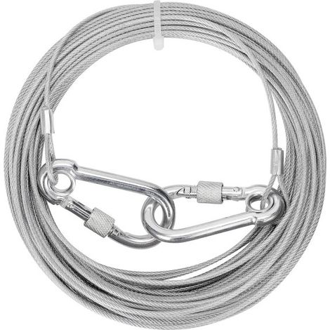 Cable de sujeción para perros de 4,5 metros - Hasta 23 kg - Para uso en exteriores - Correa para perros (1/4)