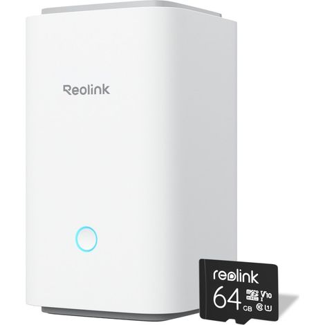 Reolink – Centre de sécurité sans fil avec stockage local crypté – Compatible avec 8 caméras – Résolution jusqu'à 16 MP – Accès LAN