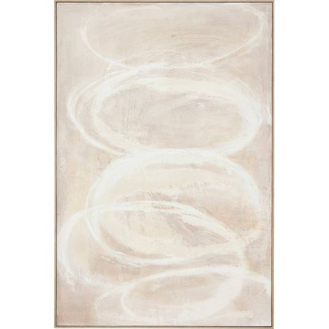 Gerahmte Leinwandbilder Krisna beige 150x100cm - Atmosphera créateur d'intérieur