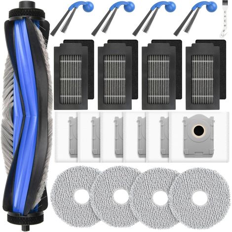 20-teiliges Zubehörset für den Ecovacs Deebot T30c Omni Saugroboter: Hauptbürste, HEPA-Filter, Staubbeutel (1/5)