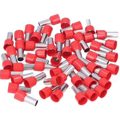 50 Stück isolierte Aderendhülsen-Crimpverbinder EU-Standard, 2 AWG E35-16