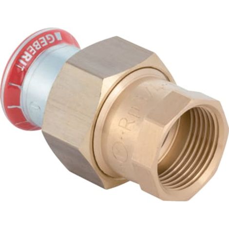 Geberit Mapress Acero al carbono Unión de transición con rosca hembra, DN 32, dø 35 mm, 25307