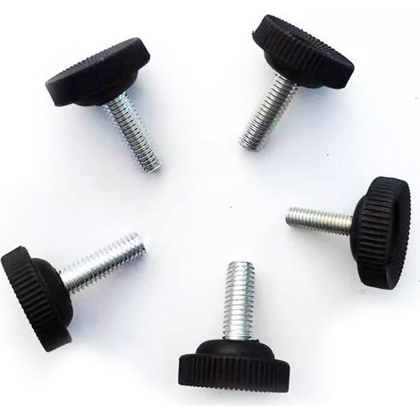 Pieds de Nivellement Réglables pour Meubles, M8 Niveleur Meuble Niveleur Meubles Réglables Pieds de Nivellement Meuble pour Meubles Table Chaise Pieds 2.82cm (Noir)10 Pcs, (1/5)