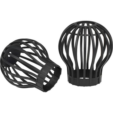 Rejilla globo para bajante canalón/sumidero ø12 cm, 2 uds