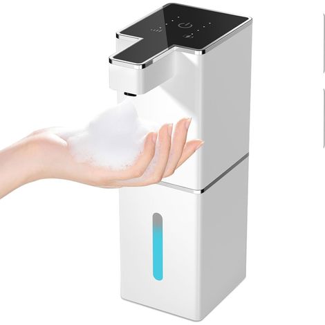 400ml Distributeur Savon Mousse Automatique, Distributeur de Savon Automatique, Mural, sans Touche, Distributeur Automatique Savon (1/5)