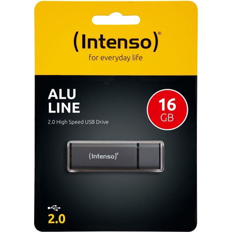 Intenso Alu Line lecteur USB flash 16 Go USB Type-A 2.0 Anthracite (1/3)