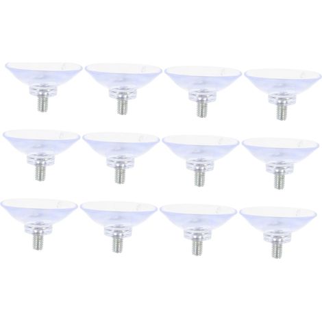 Ventouses transparentes UKCOCO avec écrous pour meubles et fenêtres (1/5)