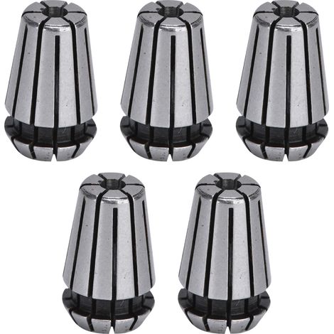 Jeu de 5 pinces à ressort ER11 de haute précision pour machines de gravure CNC et tours (3 mm). (1/5)