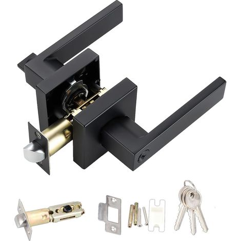 de porte carrée robuste avec clé durable facile à installer