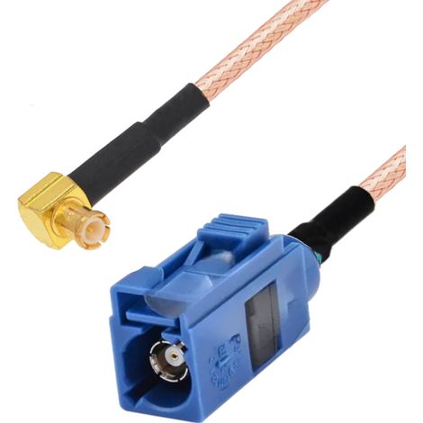 Cavo di collegamento MCX RA / Presa Fakra C RG316 25 cm