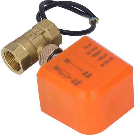 Vanne motorisée 2 voies Normalement Fermée DN20 AC220V Électrique Accessoire Industriel (1/5)