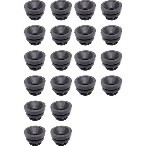 Set di 20 pezzi di blocchetti di gomma per ammortizzatori del cofano motore (P30110238) adatti per CX9, CX4 e CX5
