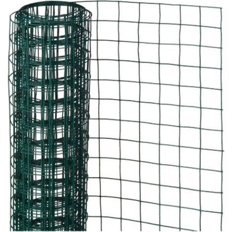 CENTRALE BRICO Grillage pour animaux soudé vert, H.1 x L.3 m, maille H.19 x l.19 mm