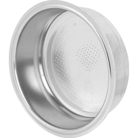 Bol filtre à café monocouche en acier inoxydable de 51 mm, compatible avec les machines DeLonghi. (1/5)