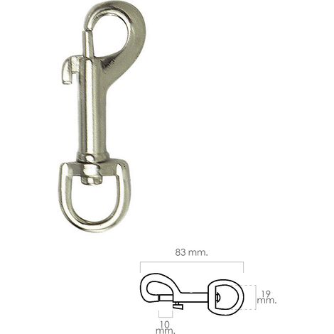 Moschettone a molla 5/8"