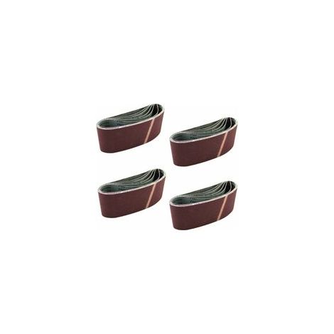 Paquete de 24 lijas de banda de 100 x 610 mm, XU, grano 40/60/80/100/120/150, producto de calidad superior, duradero y fiable, materiales seleccionados, conforme a las normas.