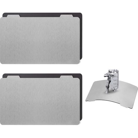 LALAGO Lot 2 Plateau Imprimante 3D, Plateau Magnétique Plateformes pour Imprimante 3D en Résine, 150x95mm, avec Double Poignée, Plate Forme Imprimante 3D pour Mars 3/Mars 3 Pro/Mars 3 Ultra 4K DLP SLA (1/5)